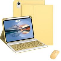 iPad Mini 7 dėklas su nuimama belaidžio „Bluetooth“ klaviatūra, rašiklio laikikliu, magnetiniu miego/budėjimo režimu, TPU apsauginiu dangteliu, verslo iPad mini 7 8.3, 2024
