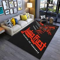 Judas Priest albumo iliustracijos kilimas, tinkamas kaip neslystantis kilimėlis svetainės ar miegamojo sofai 60x90cm( 23x35in )