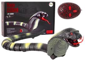 Radijo bangomis valdomas žaislas gyvatė Lean Toys Cobra, 44 cm, (spalva/dizainas parenkami atsitiktine tvarka)