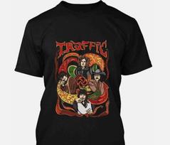 Traffic Band Steve Winwood Graphic T Shirt Black Unisex S-5 Unisex T-Shirt XXL black