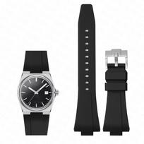 Advanced Silicone Strap For Tissot PRX 35MM/40MM Series Men Women Casual Fashion Replacement Rubber Strap + Quick Release Tools 35mm-11mm juoda
