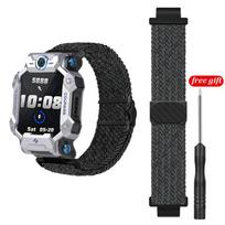 Adjustable Elastic Strap for Imoo Kids Smartwatch Z12 Z11 Z10 Z9 Z8 Z7 D6E D5 D3S Q3 Q2A Band Braided Magnetic Correa Bracelet for Imoo Kids gray