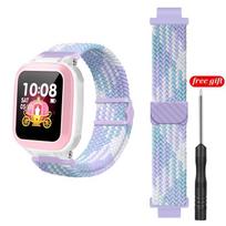 Adjustable Elastic Strap for Imoo Kids Smartwatch Z12 Z11 Z10 Z9 Z8 Z7 D6E D5 D3S Q3 Q2A Band Braided Magnetic Correa Bracelet for Imoo Kids gray