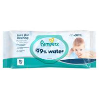Pampers 99% Water Wet Wipes 60 Pcs