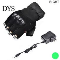 1Pc Left/Right Red/Green Lasering Light Glove Dancing Stage Show DJ Club Prop US Plug  Right žalia