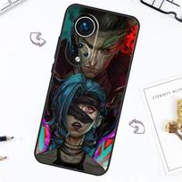 Jinx Arcane Case For Honor Magic 7 Pro 5 6 Lite Honor 200 Pro 50 70 90 X8b X9a X8a X8 X9 X9c X9b Cover Honor Magic7 Pro black
