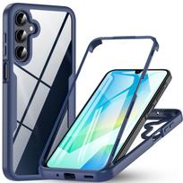 360 laipsnių dėklas, skirtas Samsung Galaxy A17 A16 A26 A36 A56 A15 A25 A35 A55 A14 A54 A24 A34 A06 A05 A07 M36 Su integruota ekrano apsauga Galaxy A35 gray
