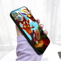 Crash-Bandicoot-Game Phone Case For IPhone 17 Pro Max 15 Pro 16 14 Plus 12 13 Mini 11 Pro Shockproof Soft Cover iPhone15 Plus gray