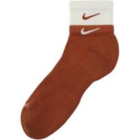 Nike Ankle Socks Unisex 1 Pack Dark Reddish brown / Dark Reddish brown / Sail White DH4058-201 26-28 white