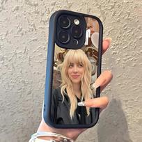 Billie Singer E-Eilish Phone Case For IPhone 17 Pro Max 16 15 14 Pro Max IPhone 13 Pro Max 11 Plus Silicone Cover iPhone 11 Pro Max gray