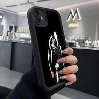 John Wick Dog Phone Case For IPhone Air 17 Pro Max 16 E 15 14 Pro Max 13 12 11 Mini Plus Soft Silicone Black Cover iPhone 12 Pro Max gray