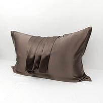 Heavyweight 22 Momme Double-Sided Silk Pillowcase with Invisible Zipper - Multi-Color Mulberry Silk 20x36 inches tamsios kavos spalvos