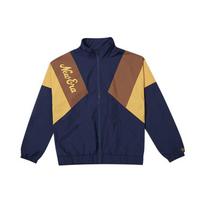 New Era Logo Color Block Long Sleeve Stand Collar Jacket Unisex jackets Navy-Blue 12877370 L brown