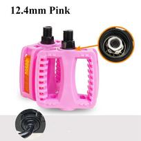 Itin lengvas kojinis pedalas 12,4/13,7/14,1 mm vaikiškam dviračiui Dviračių priedai 12.4mm Pink