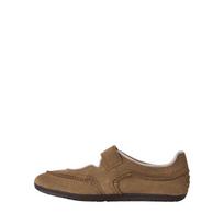 UGG Cow Split Leather Fashion Comfortable Round Toe Velcro Flat Mary Jane Shoes Women shoes 1187530-LBNZ 39 white