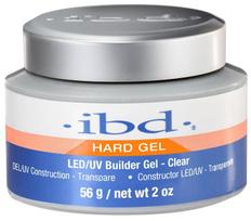 Ibd hard gel builder gel uv/led - clear (colorless) 56g