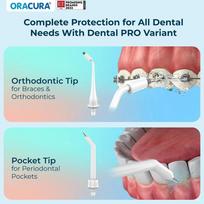 ORACURA OC150 Dental PRO Smart Water Flosser White 150ml water tank with 3 Modes