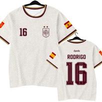 Vyriški greitai džiūstantys futbolo marškinėliai 2026 Ispanijos rinktinė Yamal žaidėjo versija Šeimos vaikų marškinėliai 3D derinantis dizainas Patogus T-shirt 4XL