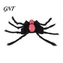 Adjustable Spider Suit for Pets Pet Costume, Halloween Cat Outfit with Skull Face, Black Funny Animal Costumes Holiday Apparel Cats Dogs Cosplay Party M F black