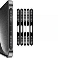 USB C Type C Charging Port & Speaker Dust Cover Plug Caps for iPhone 16/15 Series and iPhone 17 Universal Anti Dust Protector. black