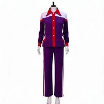 Helovino Cosplay Gladys Kostiumas 80-ųjų 90-ųjų Retro Sportinio Kostiumo Rinkinys Moterims M violetinė