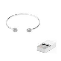 Pandora 925 prabos sidabrinės apyrankės moteriškos sidabrinės 590528CZ 17.5cm-Brand Original Box white