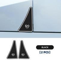 2 vnt. automobilio durų apsaugos nuo susidūrimo juostelės lipdukas kampo dangtelis Priedai Lexus RX330 IS250 ES300h UX GX470 LX570 LS430 gray