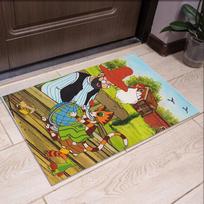 Pettsono ir Finduso spausdintas kilimas, kilimėlis, biuro kėdei, svetainei, miegamajam, virtuvei, kambario dekoravimui, dovanoms. 50cmx80cm