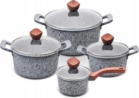 Granite Cookware Set 8-Piece Induction/Gas Stone Oven Set