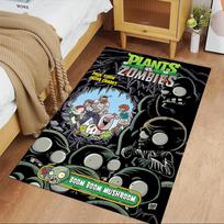 Plants Vs. Zombies Carpet Suitable for Entryway Hallway Kitchen Decorate room Anti-slip Rug Office home decor Birthday/Christmas Gift 100cmx120cm