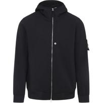STONE ISLAND logotipas su užtrauktuku su gobtuvu striukė K2S15Q100004S0B22-V0029 XXL black