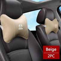Automobilio kaklo atrama galvai sėdynės minkšta pagalvėlė odos aksesuaras Mazda 2 3 6 5 Atenza CX3 CX5 MX5 CX7 Axela CX30 CX90 CX60 CX50