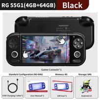 Anbernic RG 55G1 Retro Handheld Game Console 5.5 Inch Touch IPS Screen Snapdragon G1 Gen 2 Android 14 512G PSP PS2 Game RG55G1