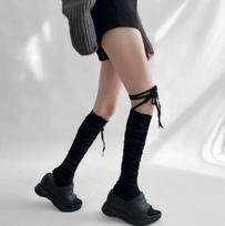 Strap-On Calf Over Knee Socks Lengthened Pile Socks Babes Y2K Subculture Elastic Ballet Girl Pure Desire Socks Women One size fits all juoda