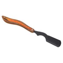 Oldfashioned Straight Edge Razor Men s Foldable Manual Razor Wood Handle Beard Shaver black