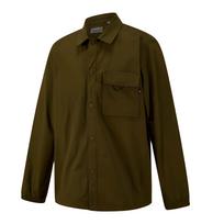 Timberland Sleeve Cordura Casual Polo Comfortable Long Sleeve Shirt Men shirts Brown A5M46-302 XL black