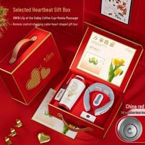 Premium Gift Set: Coffee Cup & Neck Massager white
