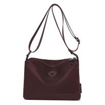 Waterproof Nylon Bag Multi-compartment Large Capacity Crossbody Bag Women's Travel Lightweight Shoulder Bag kava