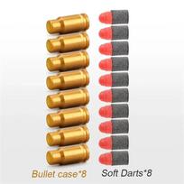 QEducational 2Toy Gun Shell Ejecting Toy Foam Soft Bullet Blaster For Kids Boys Adults Airsoft Pistol Children Birthday GiftM gray