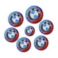 XUYNN1 7pcs 82mm 74mm 45mm Car Front Bonnet Hood Rear Tail Trunk Emblem Badge Logo For Bmw E46 E39 E38 E90 E60 Z3 Z4 X3 X5 X6 F10 E93 gray