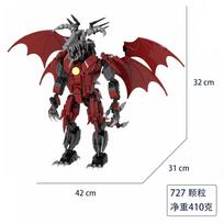 Skibidi Toilet Building Blocks Dragon Titan Drill Man Toys for Kids Christmas Gift Tvman Cameraman Pencilwoman brown