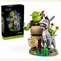 Suderinamas su LEGO Shrek the Swamp Puss in Boots 72423 konstravimo kaladėlių žaislu gray