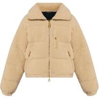 LOUIS VUITTON FW22 Down Jacket Women's Earth Yellow 1AA8GG 34 ochra