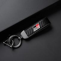 Toyota GR Sport Gazoo Racing Supra Yaris 86 Corolla RAV4 Avensis Prado Prius Automobilio Odinis Raktų Pakabukas Raktų Žiedai Aksesuarai IL7 black