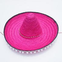 Colorful Wide Brim Straw Hats Sombrero Beach Hat Summer Mexican Party Hat  Outdoor 53CM-4