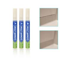 3Pack  Tile Grout Pen Repair Pen Set3Pcs Beige Waterproof Marker Grout Restorer Pen for Wall Floor Tile Lines  Narrow 2 5mm with Extra Tip smėlis