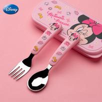 Disney Pelės Mikis ir Mini Pelė Indų Rinkinys Frozen Elza 3D Animacinis Vaikų Indų Rinkinys Kelioninis Indų Rinkinys spoons and forks