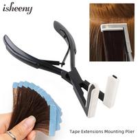 Isheeny Tape Hair Glue Remover With Pro Tape Extensions Press Plier No Battery USB Plug In Working Tape In Hair Remover Tools Machine Only gray