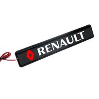 Automobilio dekoratyvinis žibintas priekinis dangtelis LED ženklelis dekoratyvinis ženklelis Renault DUSTER Megane 2 3 Clio 4 Captur Kadjar Fluence mėlyna