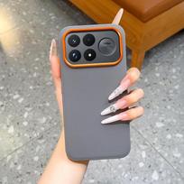 Skirta Xiaomi Poco F9 Ultra Poco F9 Pro 5G dėklas Itin plonas Odai draugiškas Matinis Odinis Smūgiams atsparus Apsauginis Galinis Dangtelis Priedai Poco F9 Pro gray